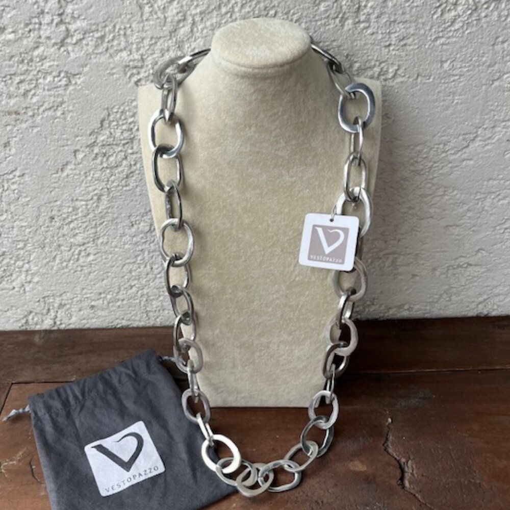 Vestopazzo Collana Chaine Long Necklace – new with tag